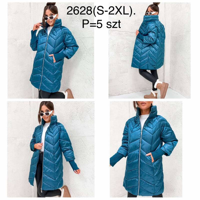 Kurtki damskie zimowe Roz S-2XL, 1 Kolor Paczka 5 szt